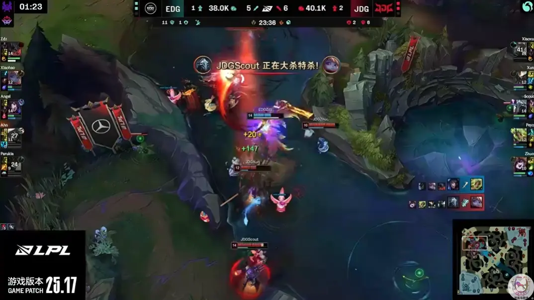 以下克上不, 局JDG险 以下克上不, 局JDG险